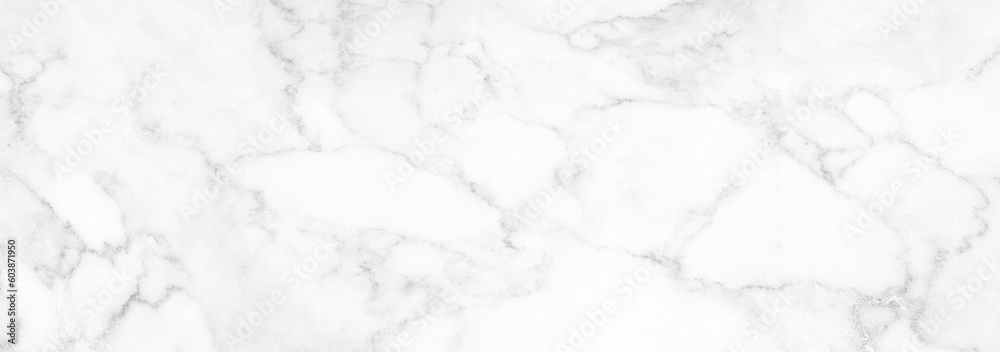 Obraz premium Marble granite white panorama background wall surface black pattern graphic abstract light elegant gray for do floor ceramic counter texture stone slab smooth tile silver natural.