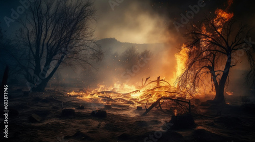 Fotografiet fire firestorm natural disaster climate change