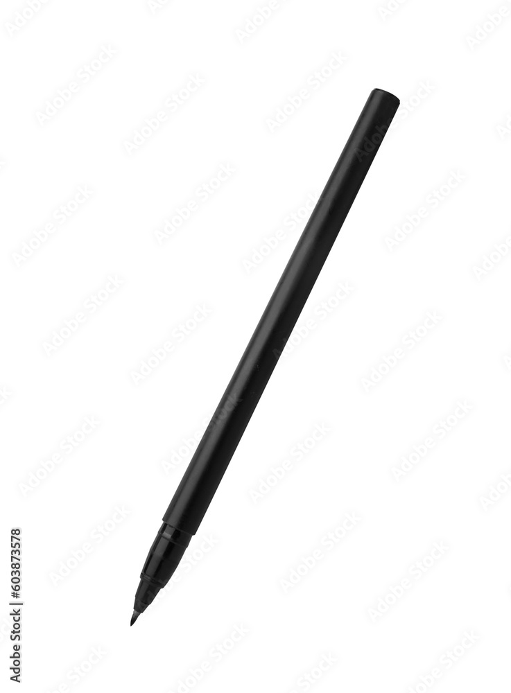 Hair brush pen isolated on white background Hair brush pen isolated on white background