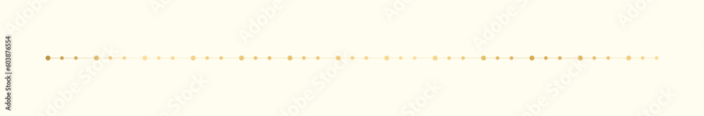 Abstract Gold Christmas Lights Separator Border Abstract Gold Christmas Lights Separator Border