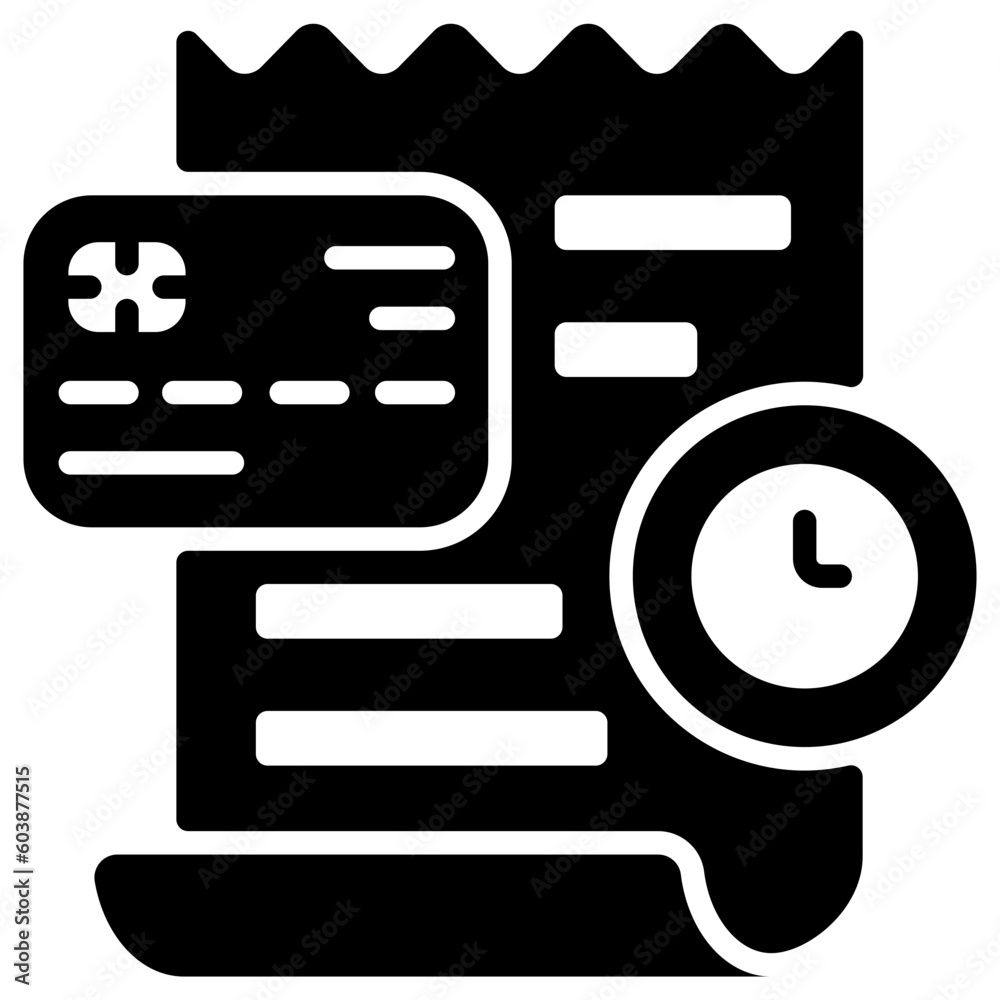 bill glyph icon bill glyph icon