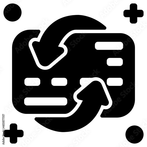 cashback glyph icon
