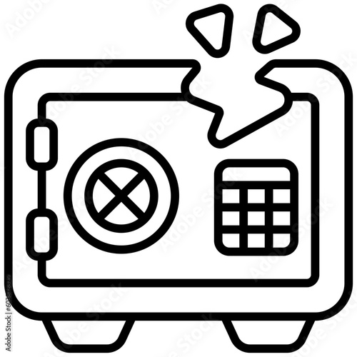 safebox outline icon