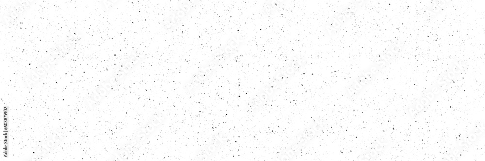 runge dust messy background. Distressed spray grainy overlay texture. Dirty powder rough empty cover template. Aged splatter crumb wall backdrop. Weathered drips aging design element. EPS10 vector.