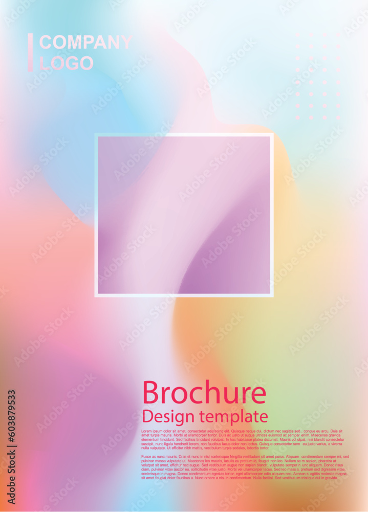 Cover design template for brochure, annual report, magazine, poster. Minimal abstract cover design.