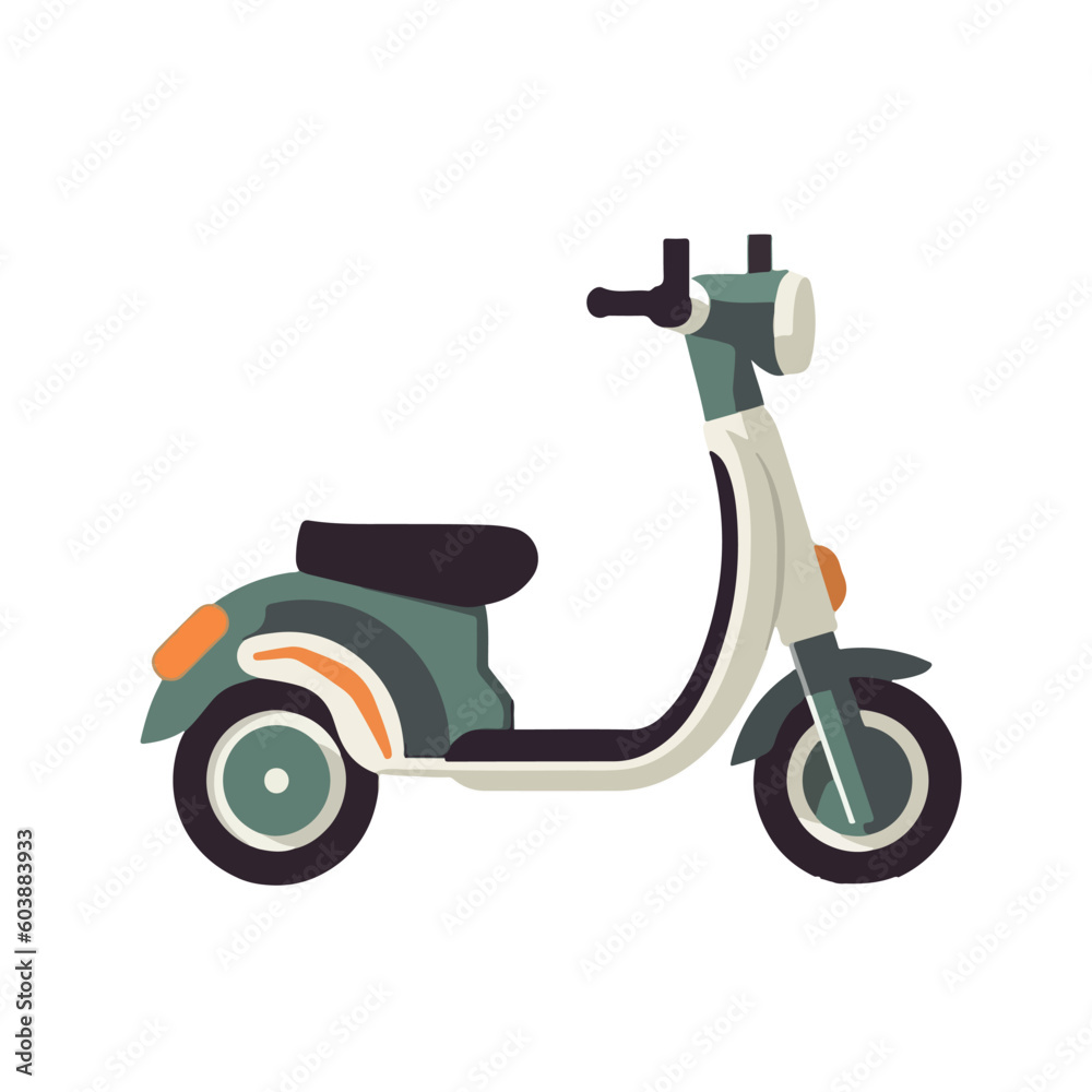 scooter isolated on white scooter isolated on white