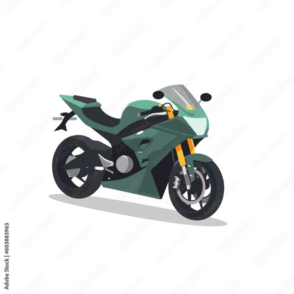 motorcycle race motoGP vector illustration