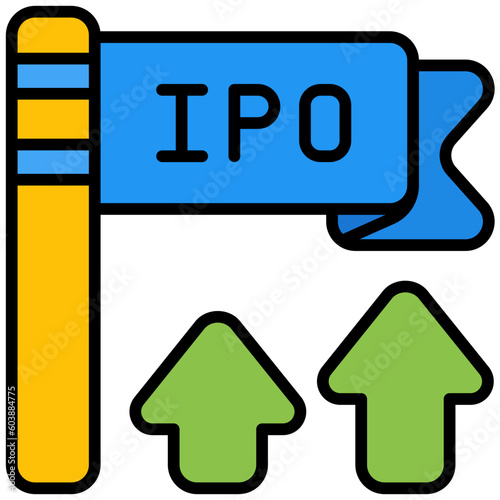 ipo outline color icon