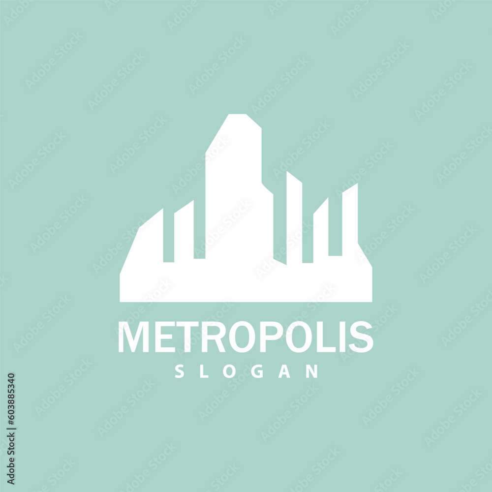 Cityscape Logo, Metropolis Skyline Design, City Building Vector, Icon Symbol Illustration Cityscape Logo, Metropolis Skyline Design, City Building Vector, Icon Symbol Illustration