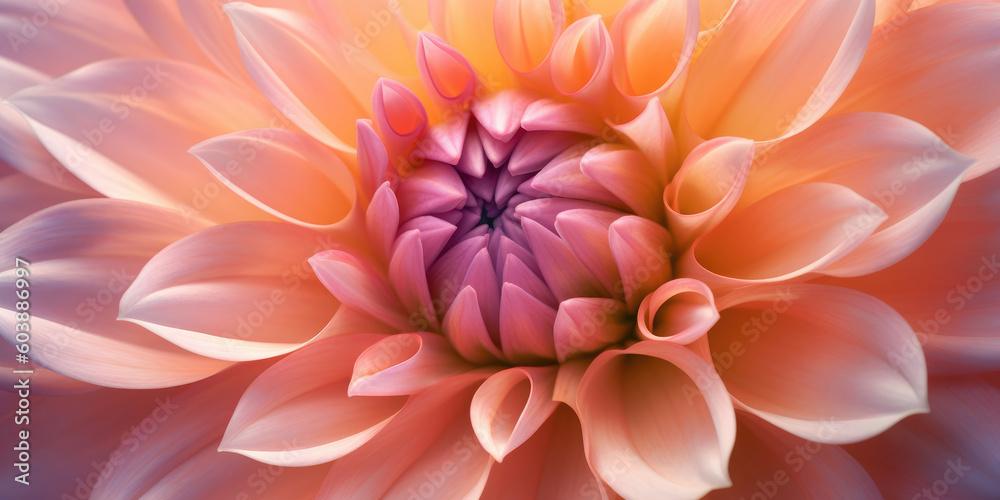 Obraz premium Flower close-up, background, wallpaper, texture, digital illustration, AI generated