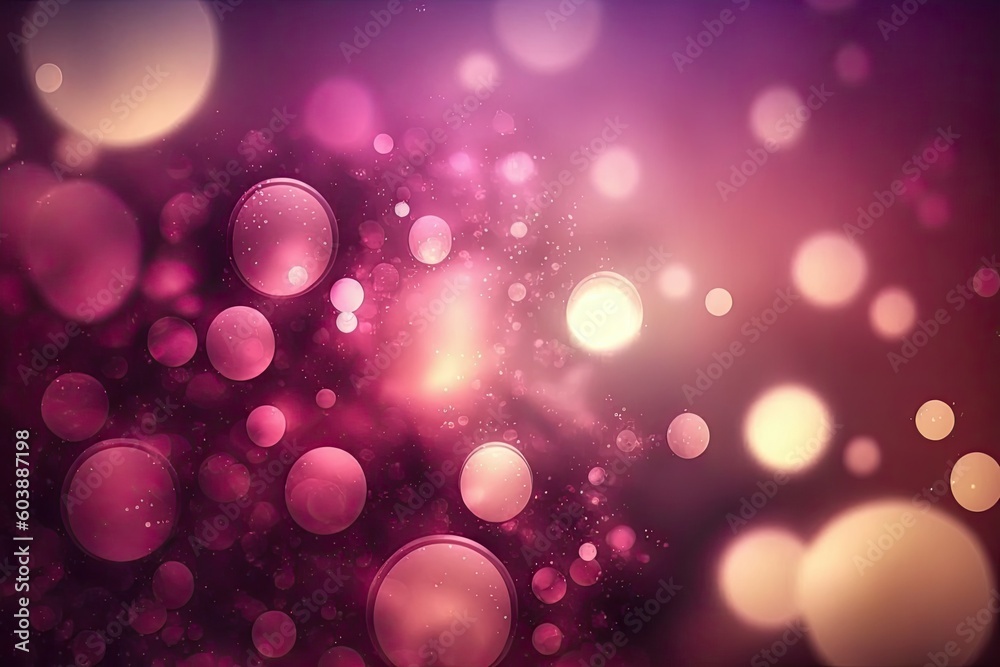 blurred pink and purple lights creating a dreamy atmosphere Generative AI blurred pink and purple lights creating a dreamy atmosphere Generative AI