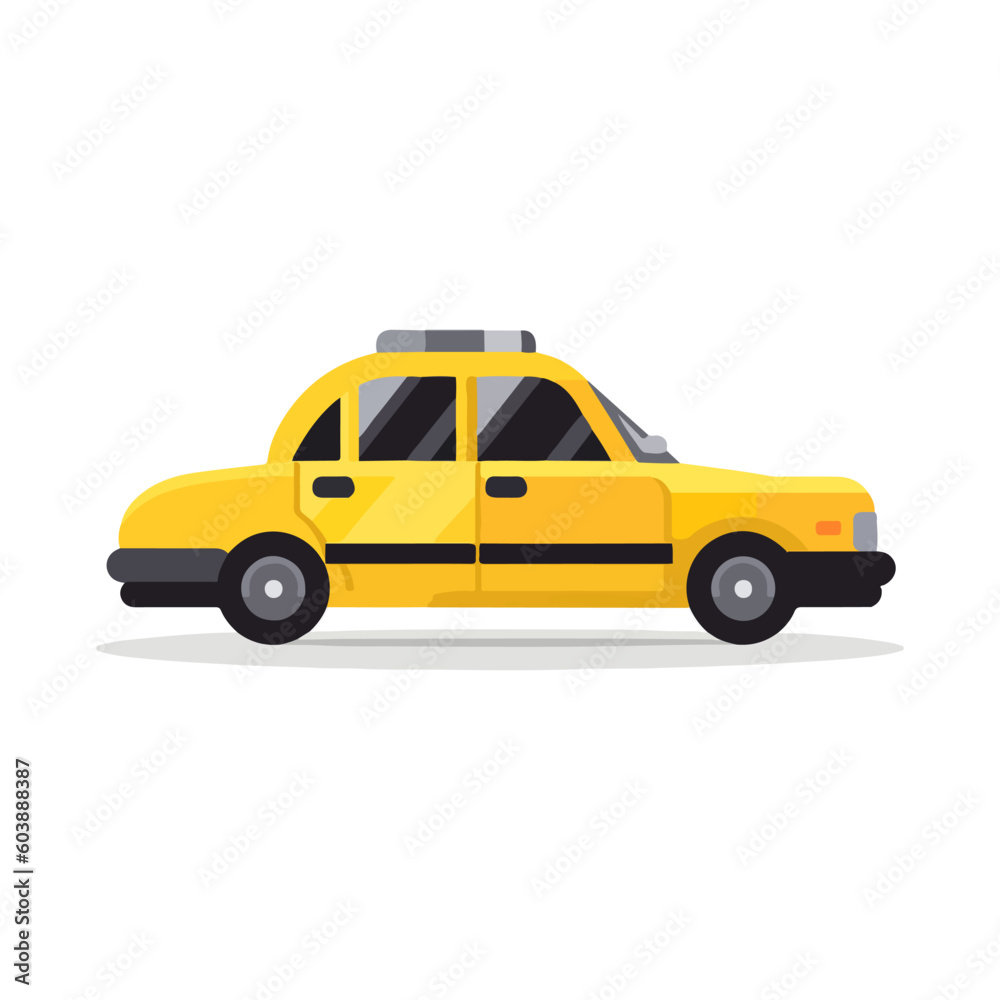 taxi car transport vector illustration