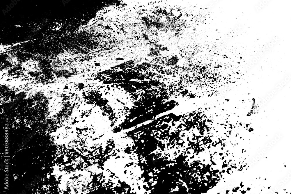Black and White Grunge Texture Png Transparent