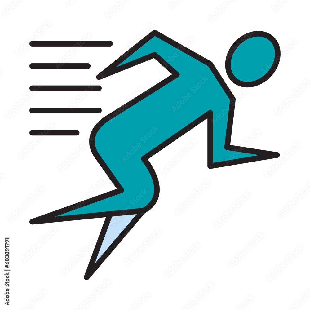 Filled Line RACE design vector icon design vector line icon svg