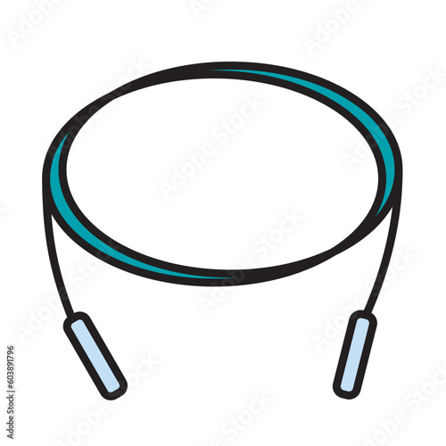 Filled Line SKIPPING ROPE design vector icon design vector line icon svg