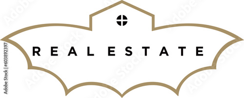 unique real estate logo with bat character