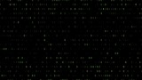 Beautiful illustration of binary code on plain black background