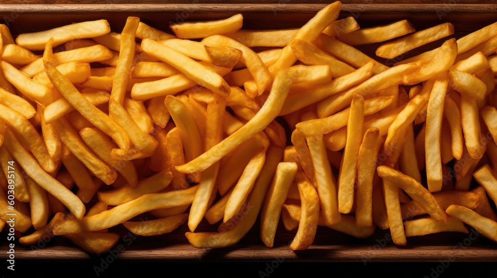 French fries created using generative AI tools French fries created using generative AI tools