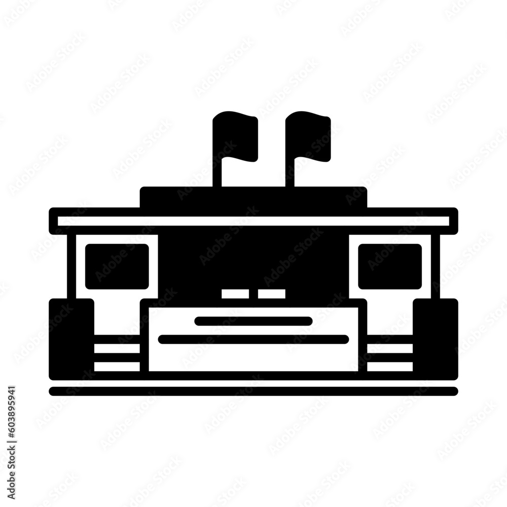 Solid Line Embassy design vector icon design vector line icon svg Solid Line Embassy design vector icon design vector line icon svg
