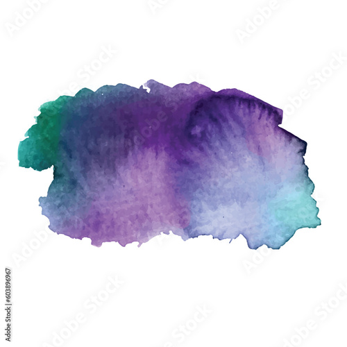 Violate Water Colour Splash, Colourful Brush Vector, Colour, Brush Shape, Colour, Gradient Brush Shape, Colour Gradient