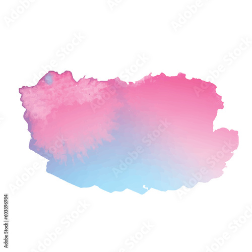 beautiful pink and blue watercolor stain splash, Sky blue Water Colour Splash, Colour brush background Free Vector, Pink and Sky Blue Water Colour color palette