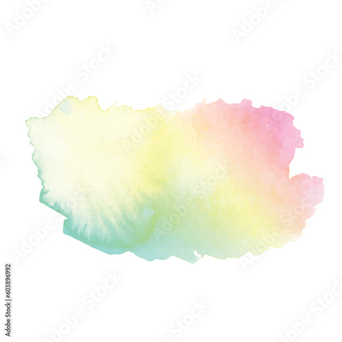 Gradient  Water Colour Splash, Colourful Brush Vector, Colour, Brush Shape, Colour, Gradient Brush Shape, Colour Gradient