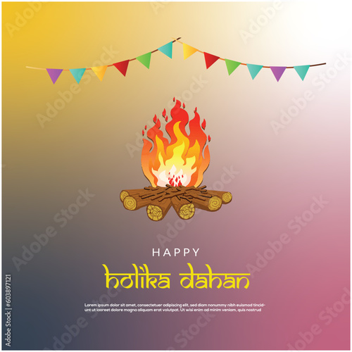 Happy Holi Colorful holi greeting festival, Holi wishes , Social Media Poster, Holi Creative