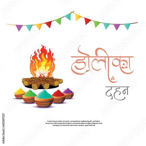 Happy Holi Colorful holi greeting festival, Holi wishes , Social Media Poster, Holi Creative