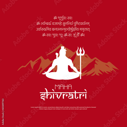 Hindu Festival Maha Shivratri with Lord Shiva, Maha Shivratri, Happy Shivratri