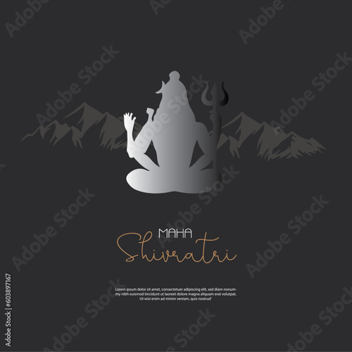 Hindu Festival Maha Shivratri with Lord Shiva, Maha Shivratri, Happy Shivratri