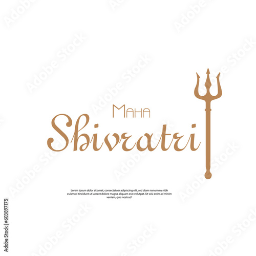 Hindu Festival Maha Shivratri with Lord Shiva, Maha Shivratri, Happy Shivratri photo