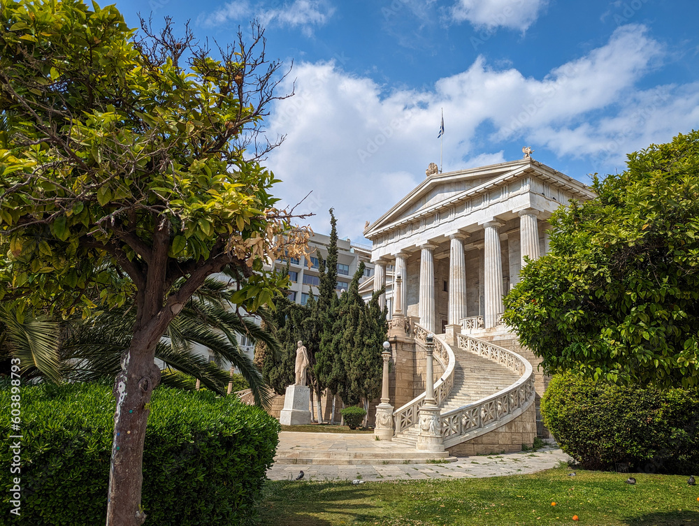 National Library Building Of Athens