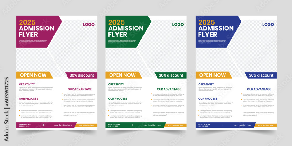 Creative layout flier concept september open school admission kids academic leaflet and poster Creative layout flier concept september open school admission kids academic leaflet and poster