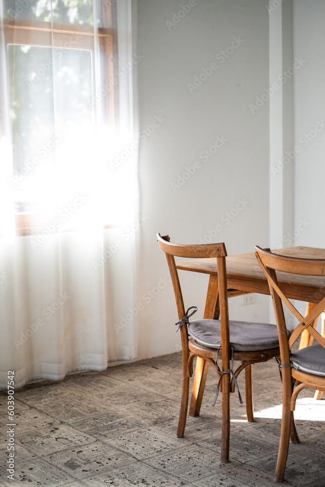 room with table and chairs room with table and chairs