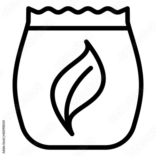 Vector Design Seeds Bag Icon Style