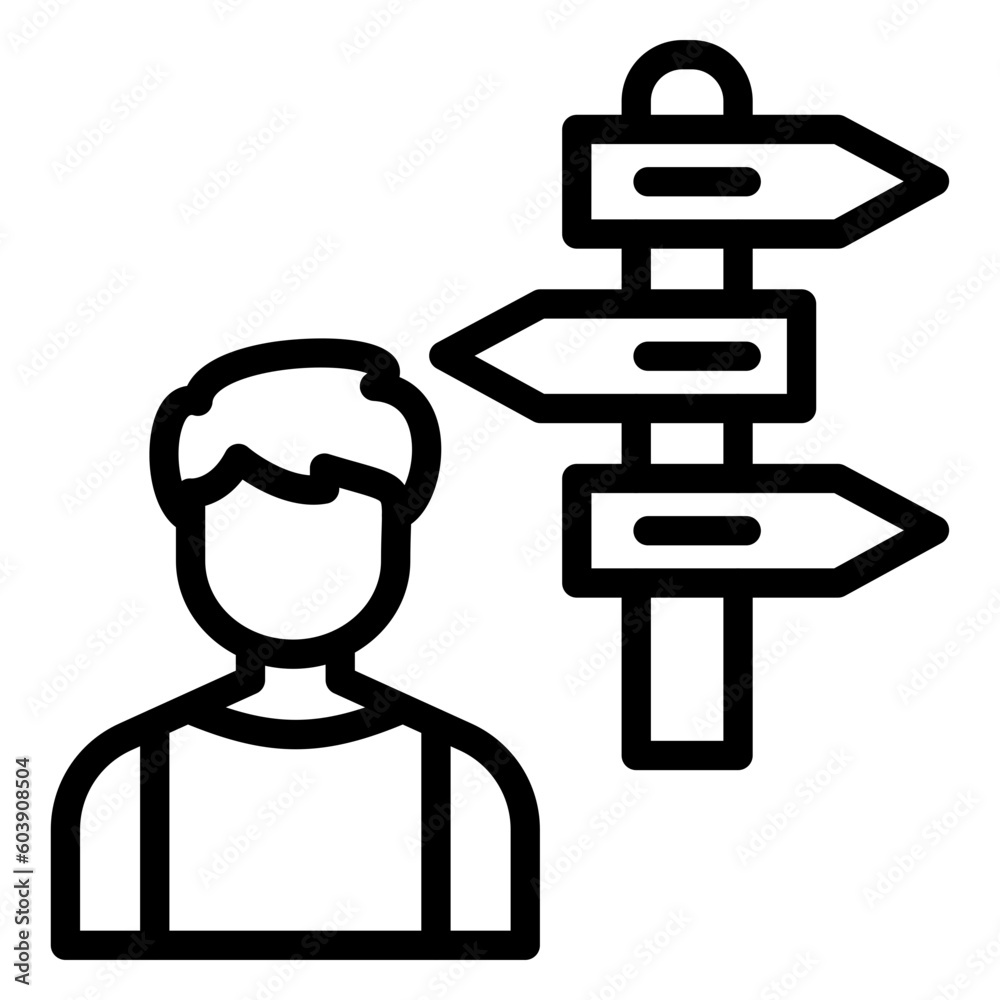 Vector Design Direction Icon Style Vector Design Direction Icon Style