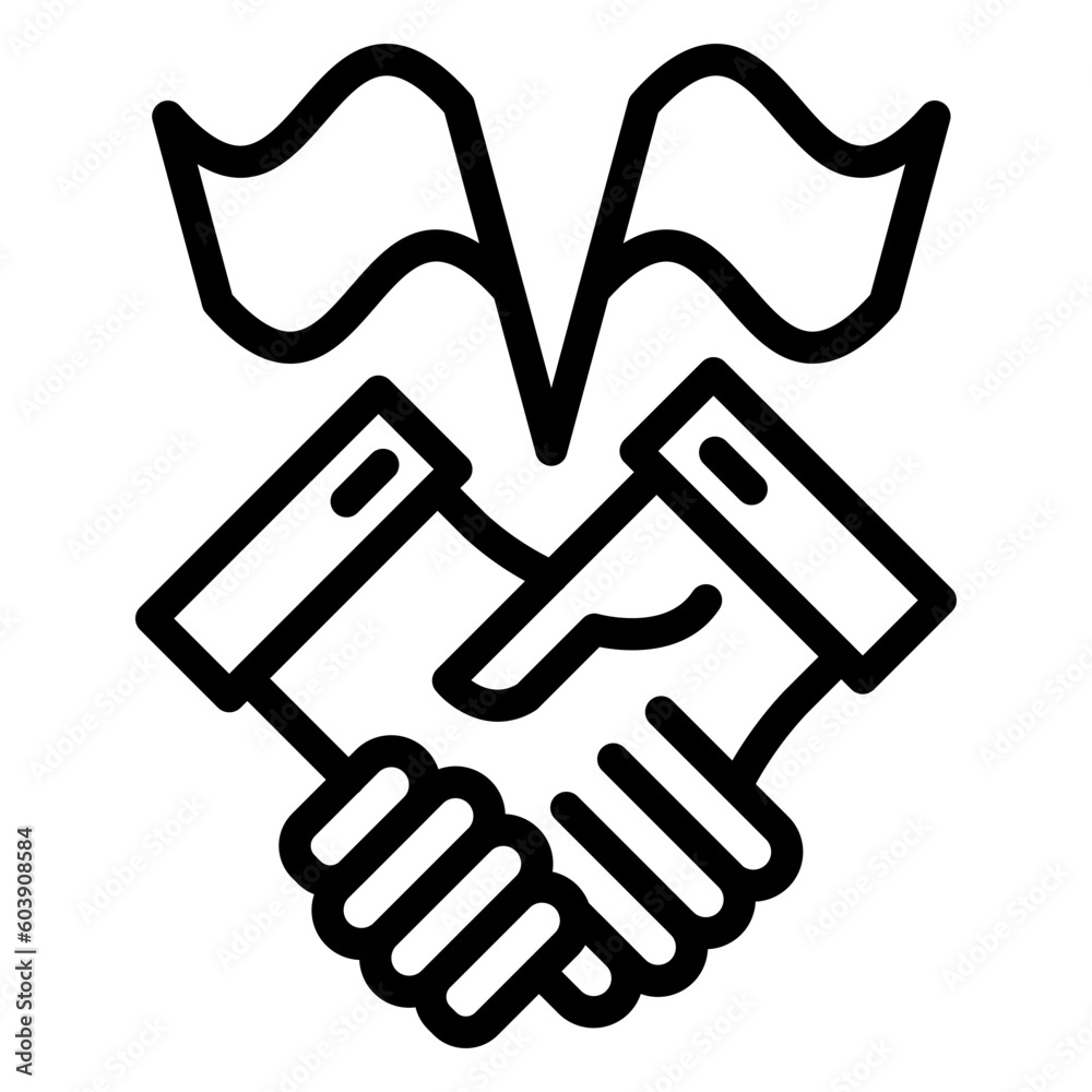 Vector Design Alliance Icon Style Vector Design Alliance Icon Style