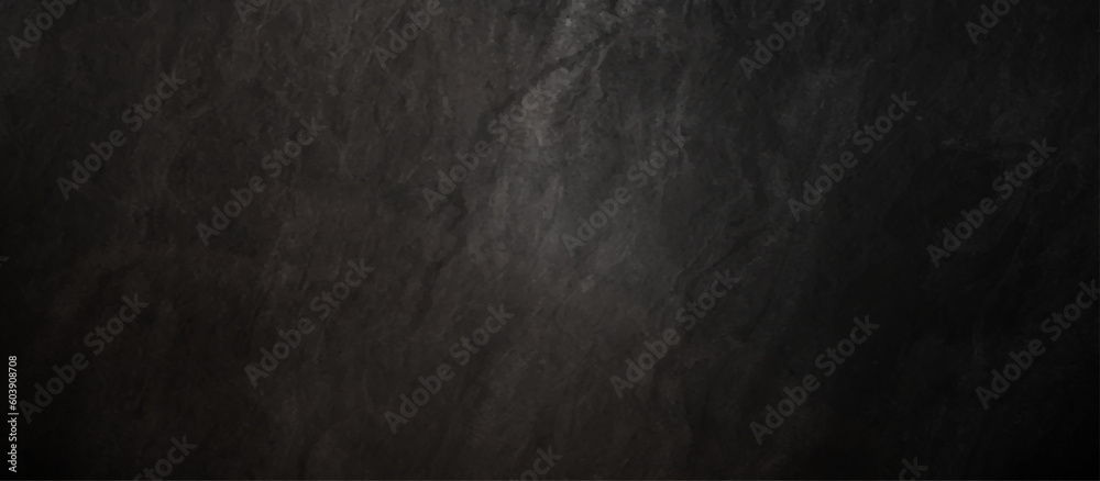 Black stone wall texture grunge rock surface. dark gray background ...