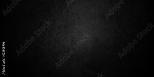 Black stone wall texture grunge rock surface. dark gray background backdrop. wide panoramic banner. old wall stone for dark black distressed grunge background wallpaper rough concrete wall.