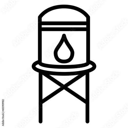 Vector Design Water Tank Icon Style