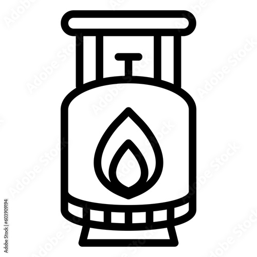 Vector Design Gas Cylinders Icon Style