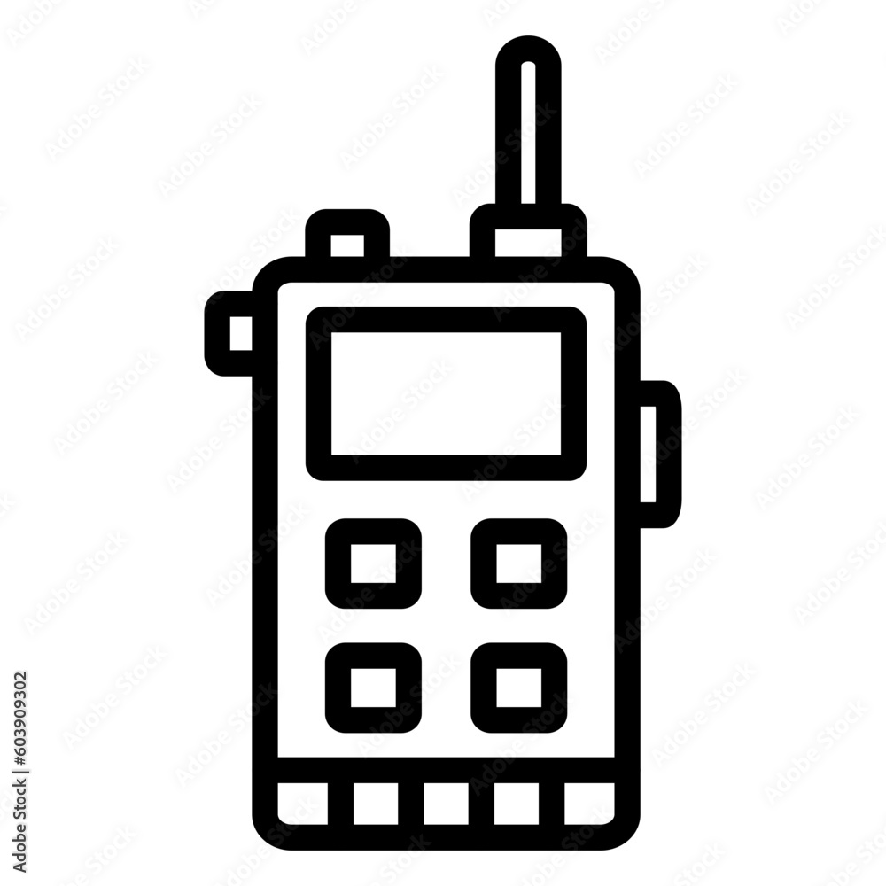 Vector Design Walkie Talkie Icon Style Vector Design Walkie Talkie Icon Style