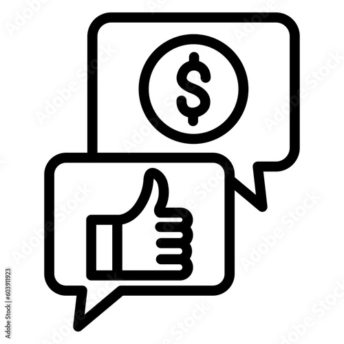 Vector Design Haggling Icon Style