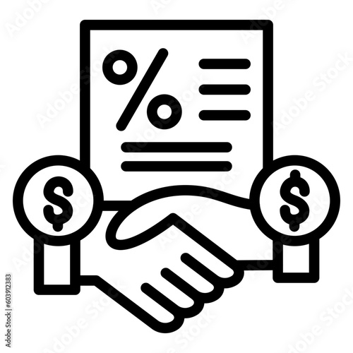 Vector Design Down Payment Icon Style