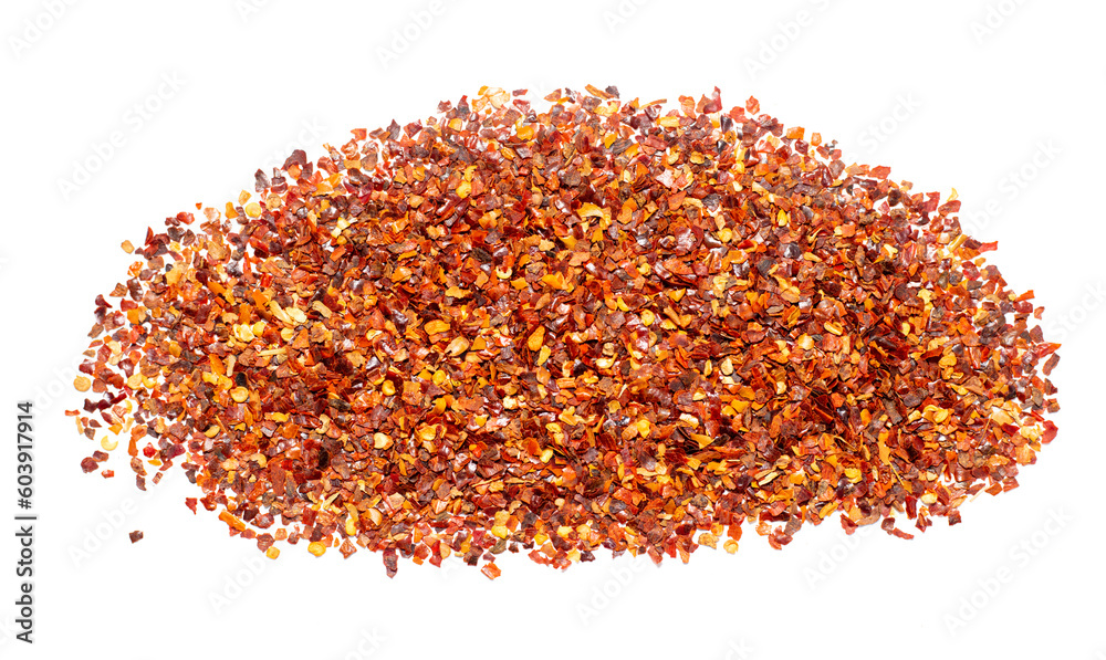 ground red chili pepper on white background ground red chili pepper on white background