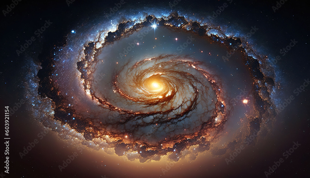 Milky Way galaxy background, Generative AI Milky Way galaxy background, Generative AI