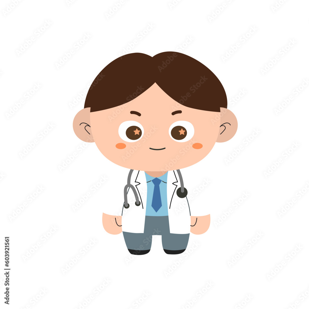Professional workers Illustrations_Doctor