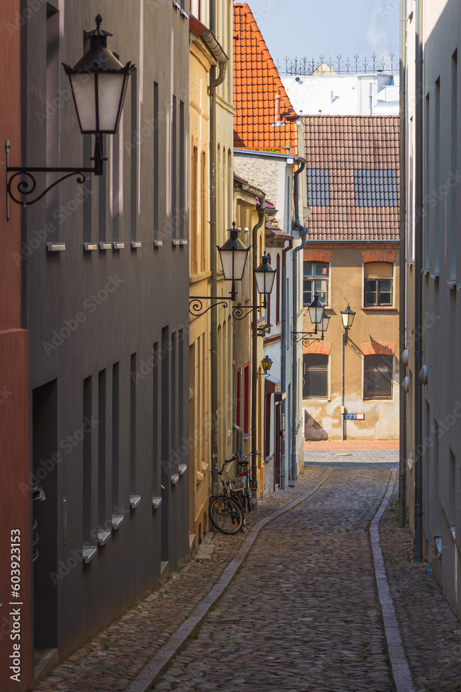 In the historic centre of Wismar