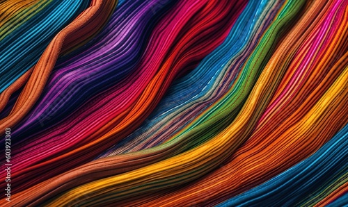 abstract rainbow colored background or abstract rainbow, in the style of flowing fabrics