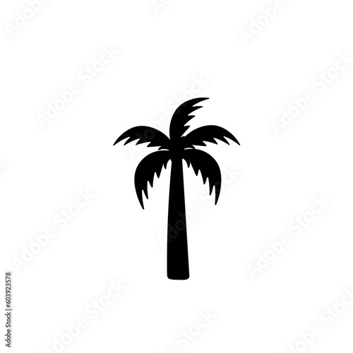 Coconut tree silhouette © March